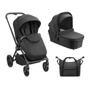 Carrito de bebé 2en1 Kikkaboo Kara Negro 2025