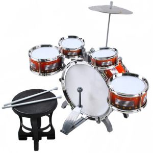 Set de Batería Infantil XL con 5 Tambores Kruzzel