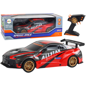 Coche Deportivo Teledirigido Grande 1:10 Rojo