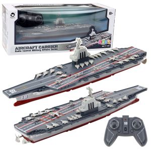 Portaaviones RC Militar a Escala 1:1000 con Control Remoto