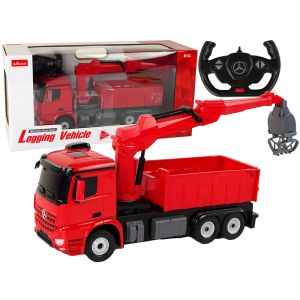 Camión Grapple Rojo Mercedes Rastar