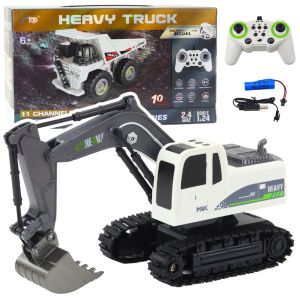 Excavadora RC Crawler Control Remoto 1:24 con Luces y Sonidos