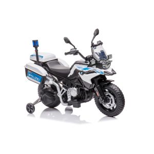 Moto Eléctrica Infantil Policía con Luces y Música 12V