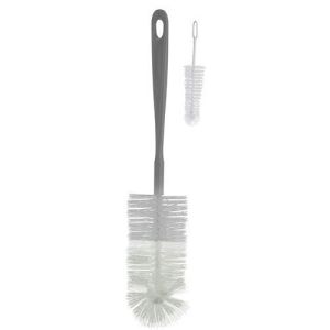Cepillo para biberones y tetinas Babyono gris