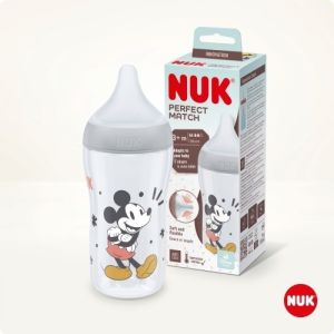 Biberón Nuk Perfect Match 260ml Mickey para Bebés