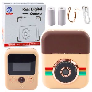 Cámara Digital Infantil con Impresora Instantánea Marrón