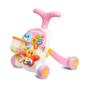 Toyz Pusher-Table 2in1 Spark Pink - Juguete Interactivo para Bebés
