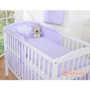 Juego de Ropa de Cuna 3 piezas My Sweet Baby - Corazones Colgantes