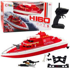 Barco de motor control remoto RC 1:28 Rojo