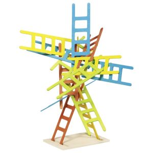 Juego de equilibrio, escaleras