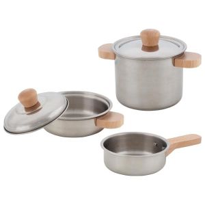 Juego de cocina, 2 ollas y 1 sartén