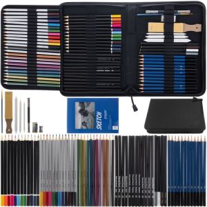 Kit de dibujo y pintura en estuche , 72 piezas - imagen 2