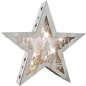 Lámpara de Navidad Estrella Shabby Chic