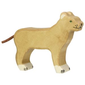 Figura de madera Leona Holztiger - imagen 2