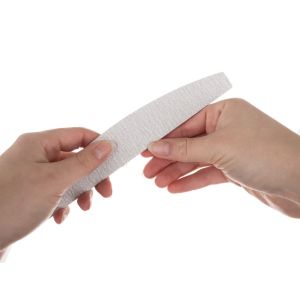 Limas para Uñas 25 unidades. Tipo Barco. Para uso doméstico o Profesional