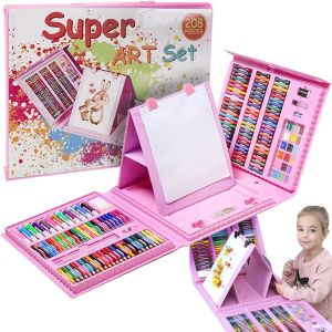 Maletín de pintura para niños , 208 piezas - REBAJAS - 