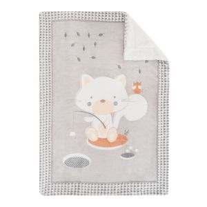 Manta súper suave Sherpa 80/110 Polar Fisher Gris