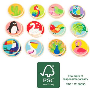 Memo Pájaros del Mundo - a partir de 24 meses
