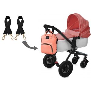Mochila Rosa para cochecito de Bebé