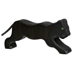 Figura de madera Pantera Negra Holztiger