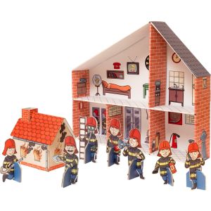 Parque de bomberos de cartón - Legler