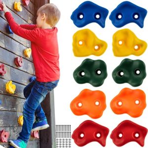 Set de 10 piedras escaladas para niños - Fácil montaje y seguro