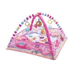 Alfombra de juego con 18 bolas - Pink Sky