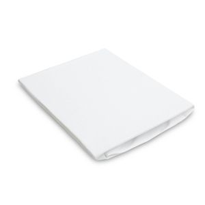 Funda con banda Elástica para cambiador de Bebé  , Tejido Jersey-Blanco - imagen 2