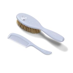 Cepillo y Peine BabyOno con Cerdas Naturales Suaves - Cuidado Delicado para el Bebé-Lila