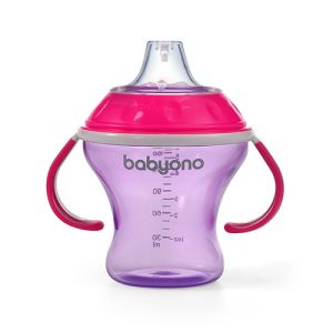 Vaso Antiderrames con Boquilla Suave 180ml NATURAL NURSING Rosa