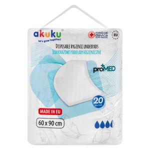  Almohadillas Desechables TIME BASE 60 x 90 cm proMED - Pack de 20 Unidades - imagen 2