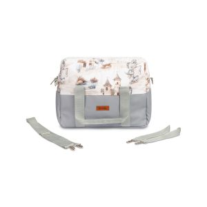 Bolso para Cochecito de Cuero Ecológico Dragones Jeans