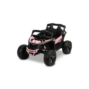 Vehículo Eléctrico Infantil Maverick - Potencia y Aventura para Niños de 3 a 8 Años-Rosa