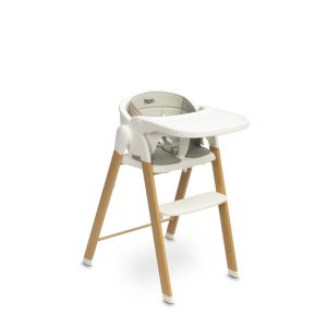 Silla Alta Triplo 3 en 1 Gris – Silla Multifuncional para Niños