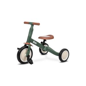 Bicicleta Infantil 4 en 1 FOX – Correpasillos, Bicicleta de Equilibrio y Pedales Ajustables-Verde