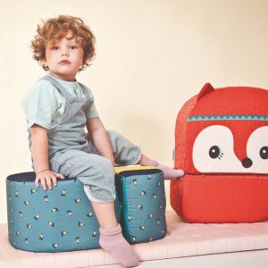 Puf modular Pablo Lilliputiens para niños y bebés