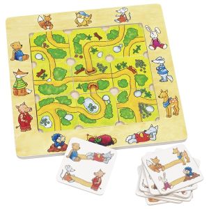 Juego de puzzle, encuentra el camino