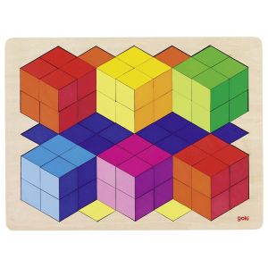 Puzzle óptico en 3D