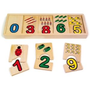 Puzzle de Madera - Aprendiendo los Números