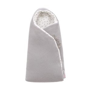 Saco Capazo Cruzado Reversible Sensitive Gris de Norababybags