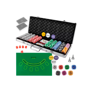 Set de Poker Malatec - 500 Fichas en Estuche