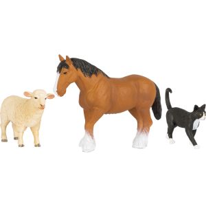 Set animales de la granja Woodfriends