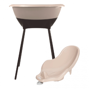 Set de baño completo para bebé Luma Babycare, moderno y funcional para el cuidado del bebé.