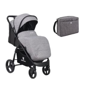 Silla de paseo Ligera Eva en color Gris, Kikkaboo
