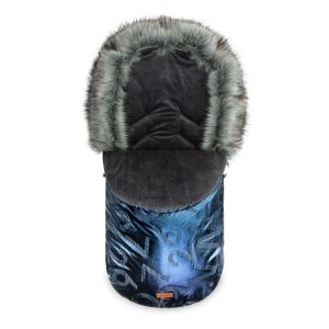 Saco para Silla de Paseo Aspen para invierno: comodidad y abrigo para tu bebé-Azul