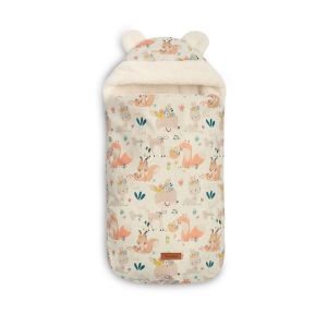 Saco para Capazo, Moisés y Sillas de Grupo 0 , Picnic Vintage. Muy cálido. Con Orejas