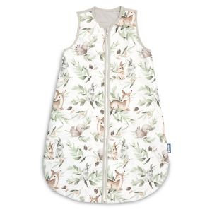 Saco de Dormir de Algodón 2.5 Togs para Bebés y Niños Pequeños Diseño Ciervos Grises