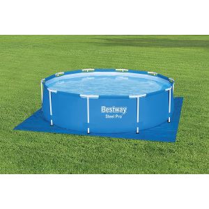 Tapiz de Suelo para Piscina 335x335 cm de PVC Resistente - imagen 2