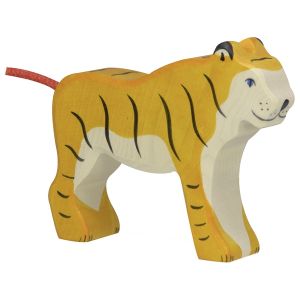 Figura de madera Tigre Holztiger - imagen 2