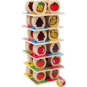 Torre de Frutas - Juguete de Madera - 3 años +